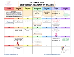 October Calendar